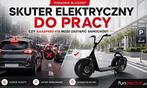 Skuter elektryczny do pracy - czy KAASPEED K1S może zastąpić samochód?